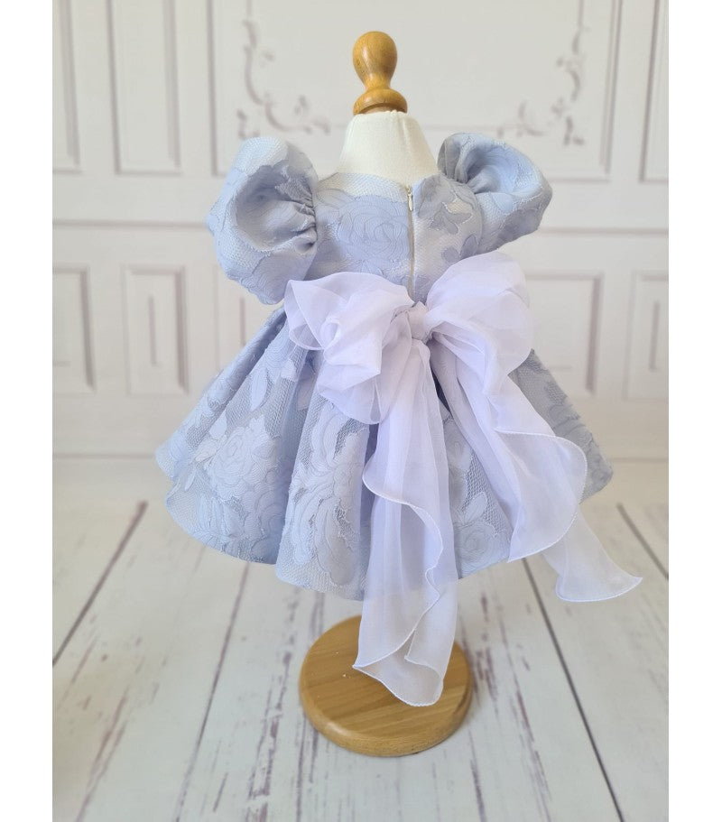 Albastrea Rochita botez din organza - MiLuna Handmade