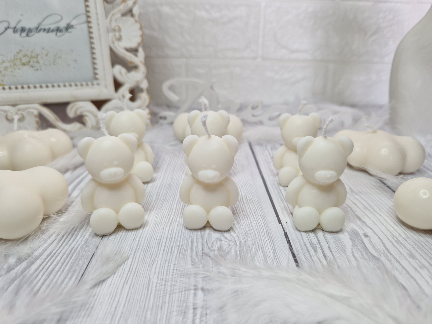 Marturie Lumanare Ursulet - MiLuna Handmade