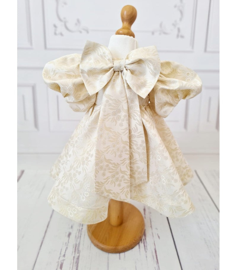 Afrodita rochita botez din brocart - MiLuna Handmade