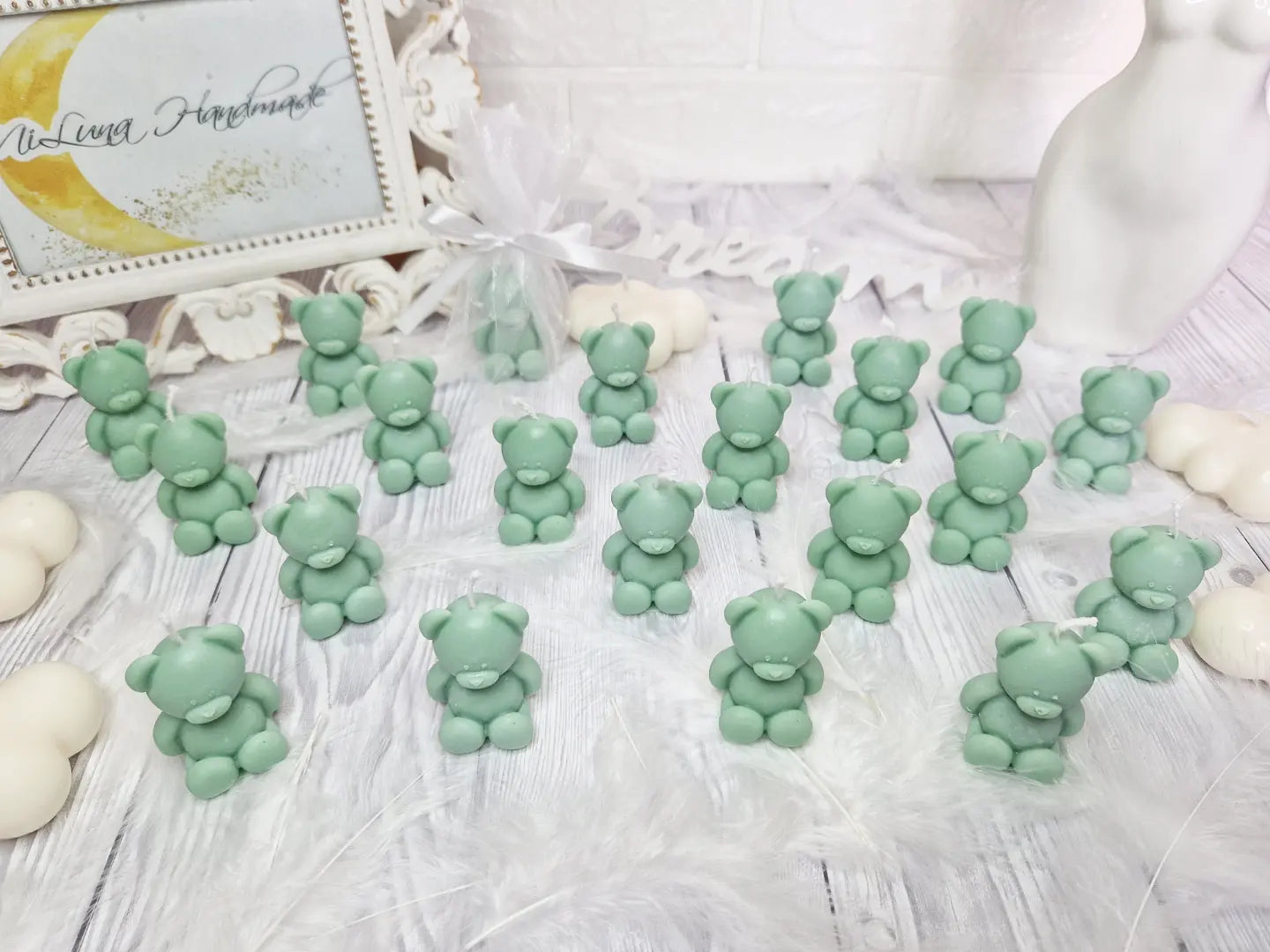 Marturie Lumanare Ursulet - MiLuna Handmade