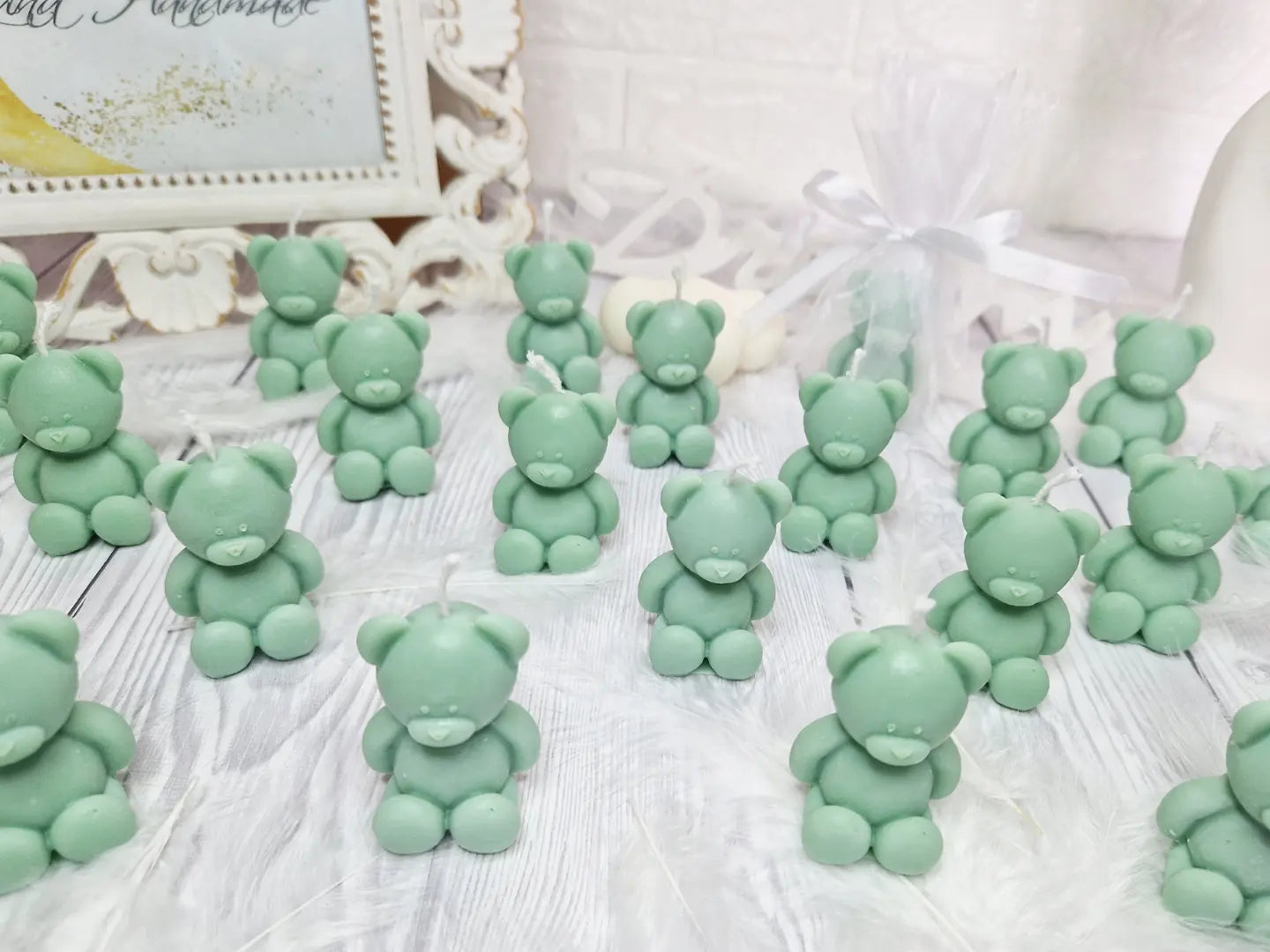 Marturie Lumanare Ursulet - MiLuna Handmade