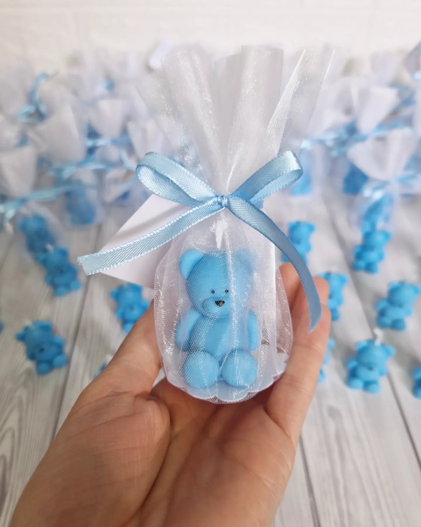 Marturie Lumanare Ursulet - MiLuna Handmade