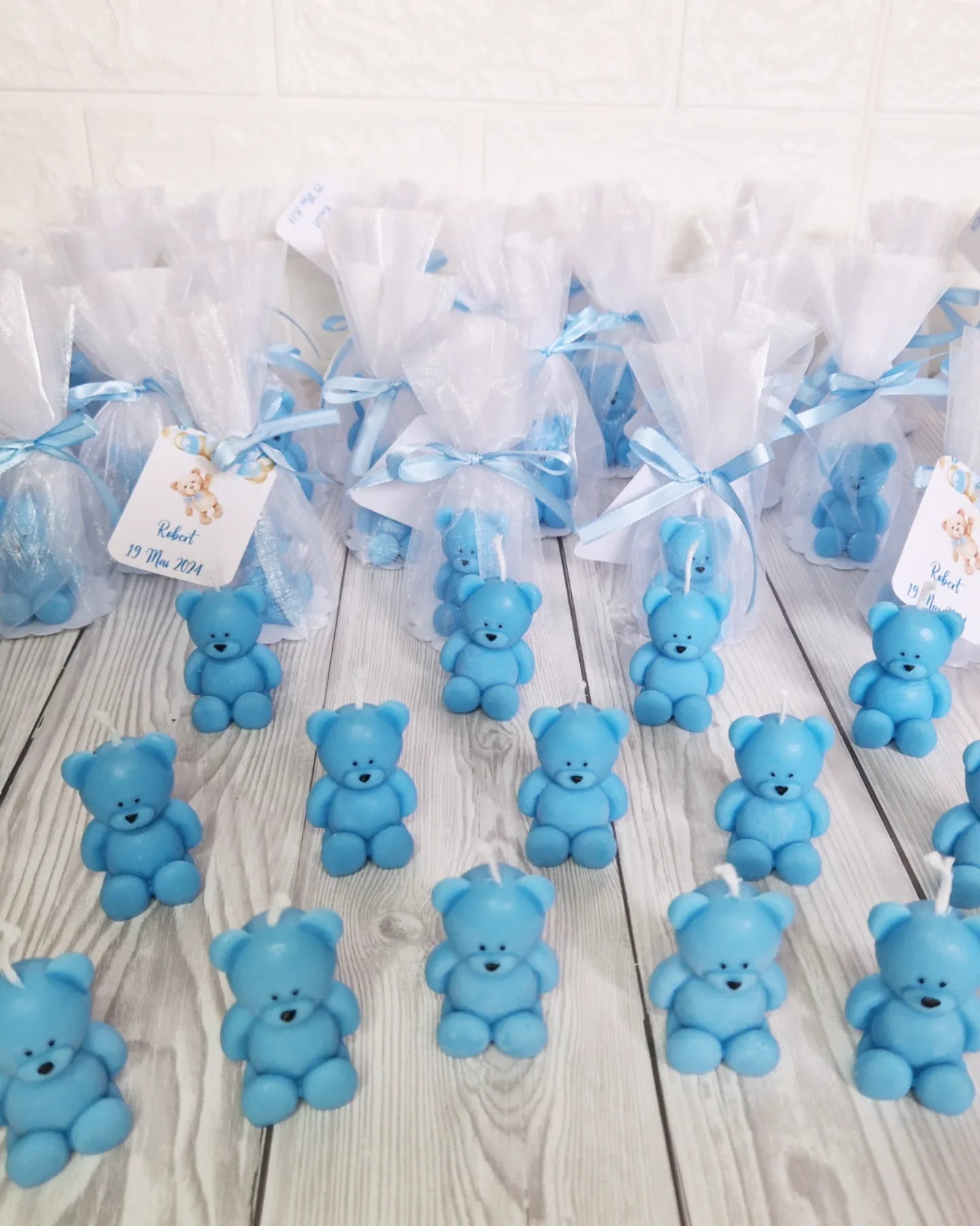 Marturie Lumanare Ursulet - MiLuna Handmade