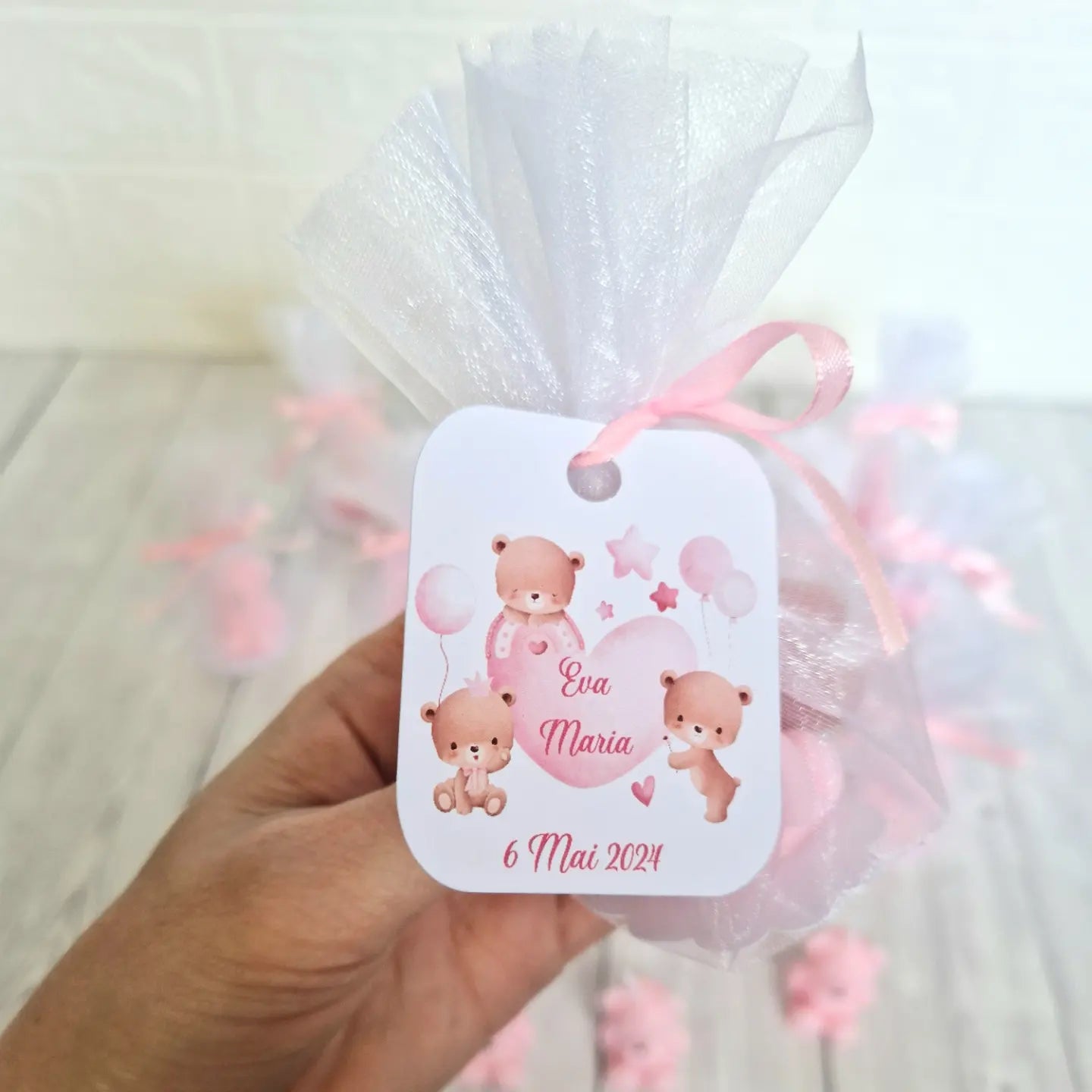 Marturie Lumanare Ursulet - MiLuna Handmade