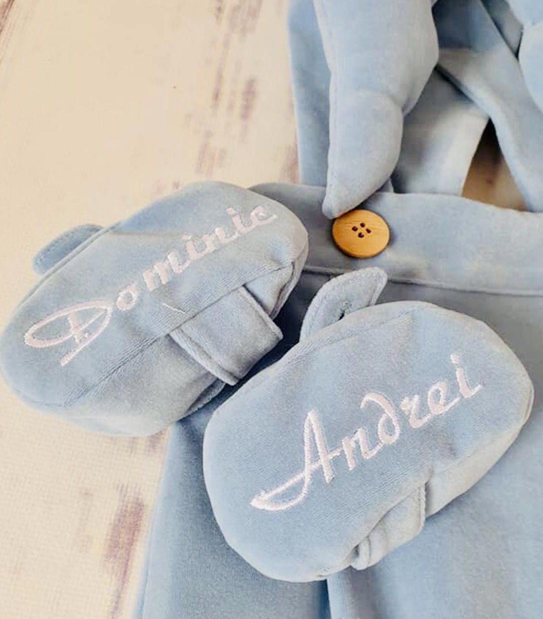 Costum catifea aripi inger Little Adorable - MiLuna Handmade