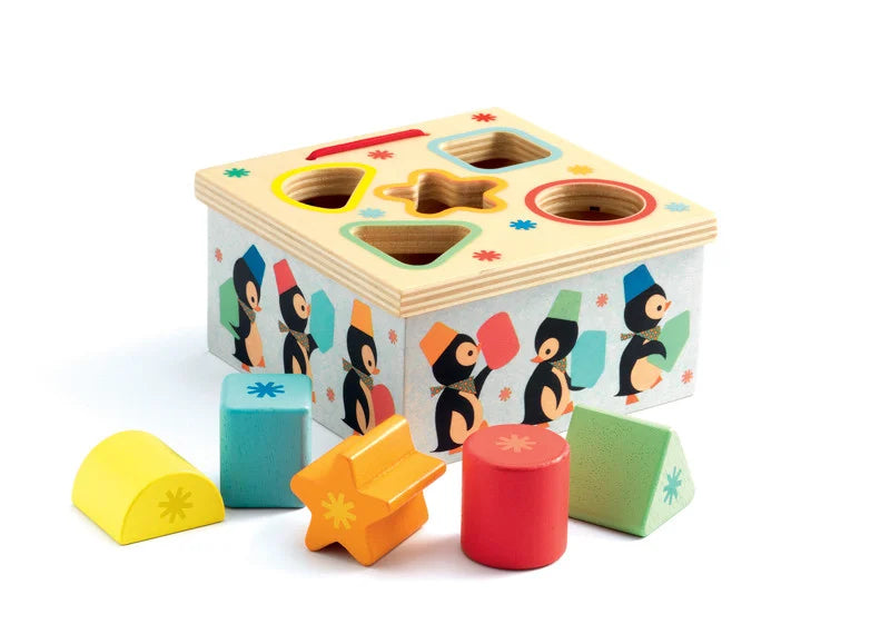 Cutie sortatoare Geopingy, Djeco - MiLuna Handmade