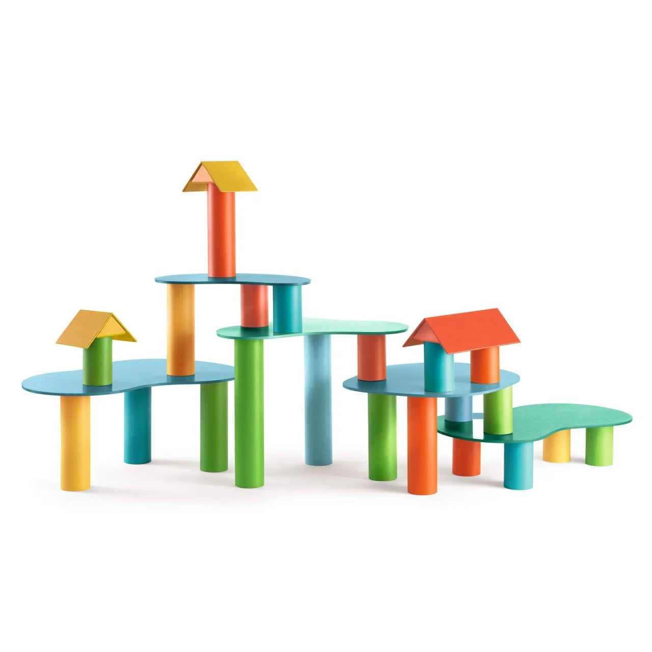 Joc de construit Tubulo, Djeco - MiLuna Handmade