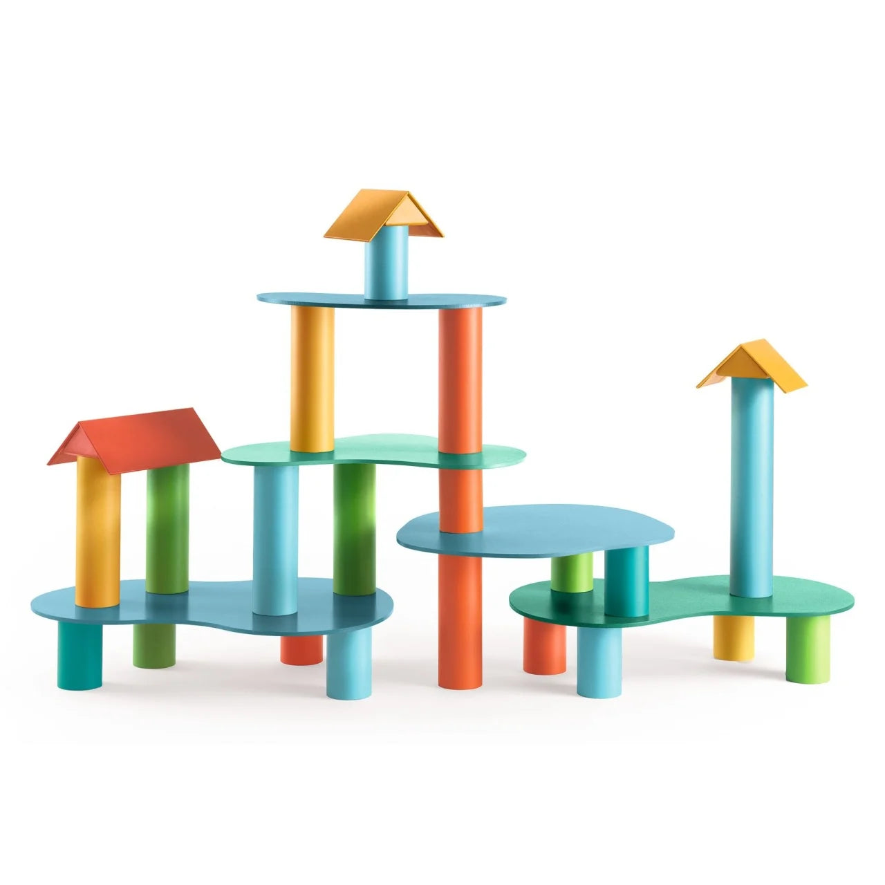 Joc de construit Tubulo, Djeco - MiLuna Handmade