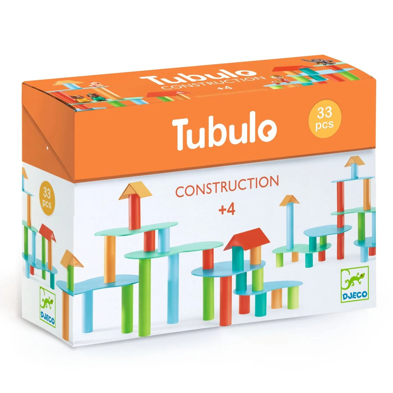Joc de construit Tubulo, Djeco - MiLuna Handmade