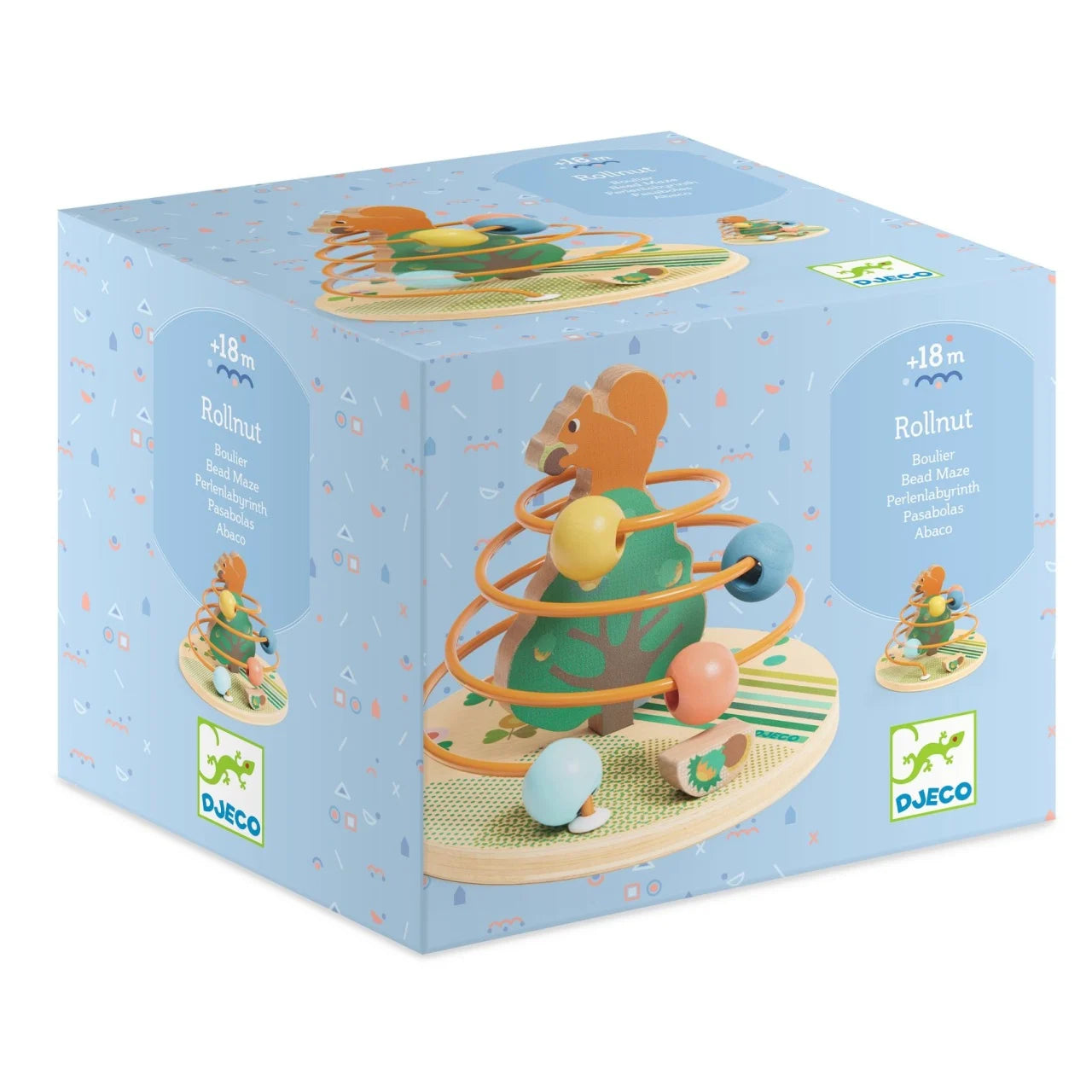 Jucarie bebe RollNut, Djeco - MiLuna Handmade