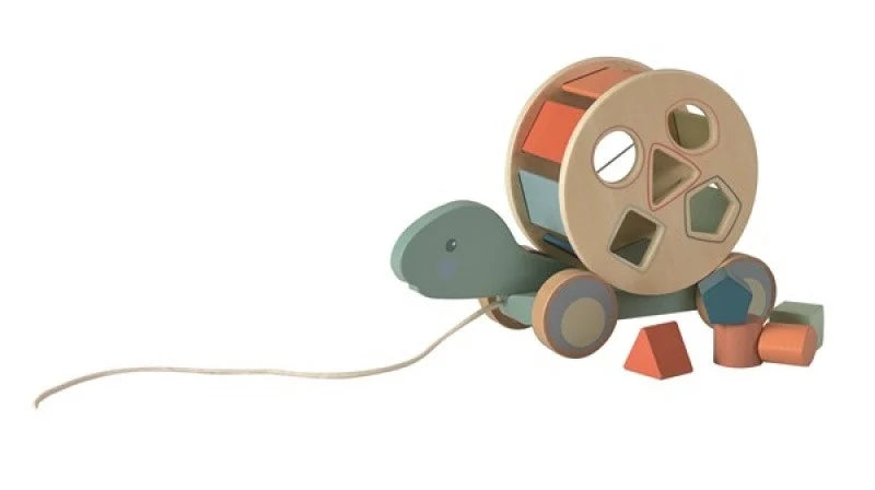 Jucarie de tras cu forme geometrice, Egmont Toys - MiLuna Handmade