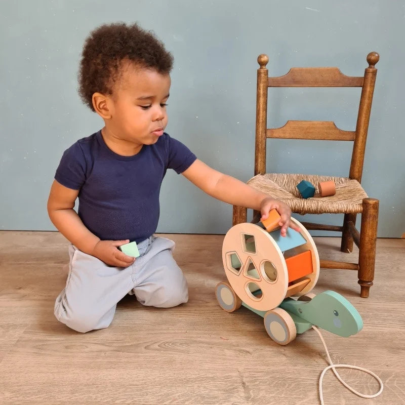 Jucarie de tras cu forme geometrice, Egmont Toys - MiLuna Handmade
