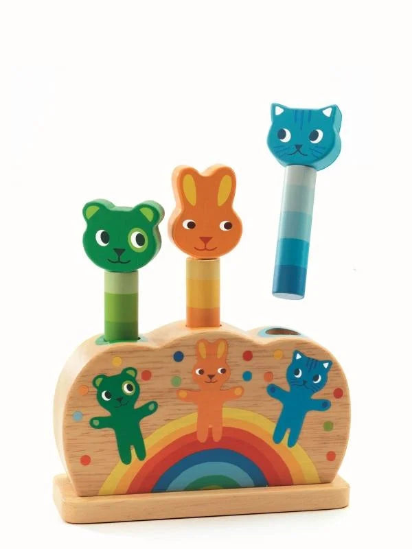 Jucarie pop-up Popop pidoo, Djeco - MiLuna Handmade