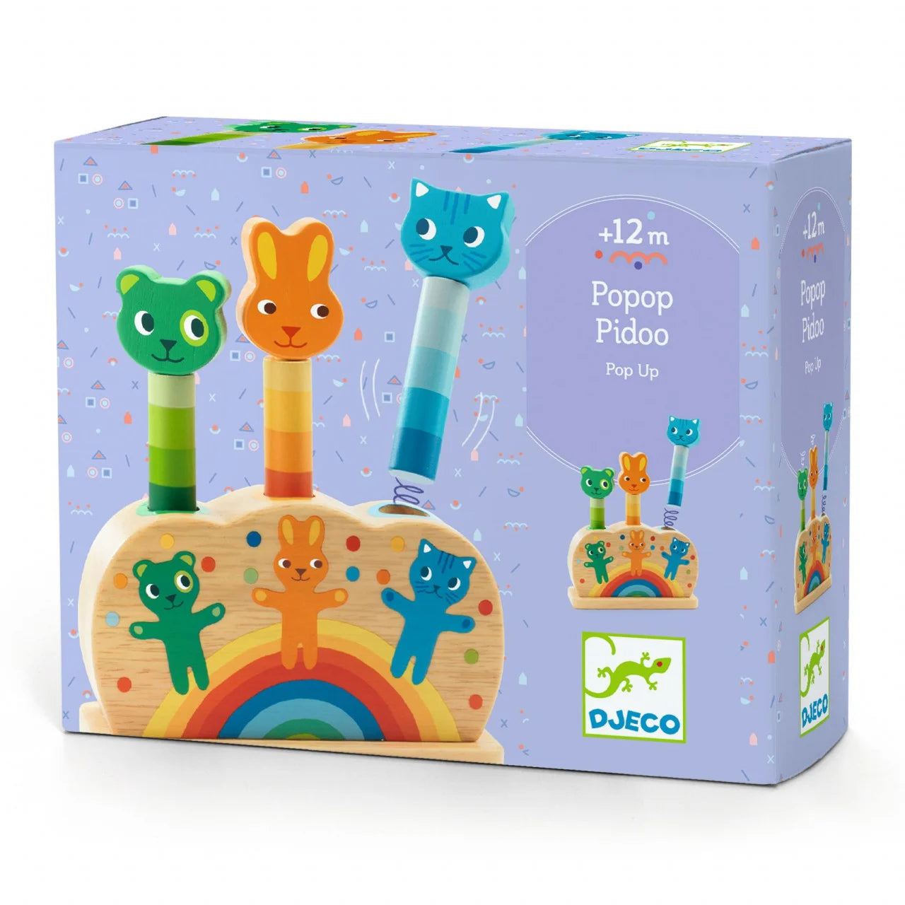 Jucarie pop-up Popop pidoo, Djeco - MiLuna Handmade