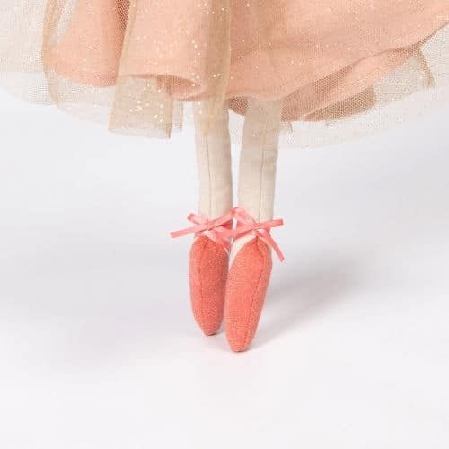 Papusa Zana balerina roz, Moulin Roty - MiLuna Handmade