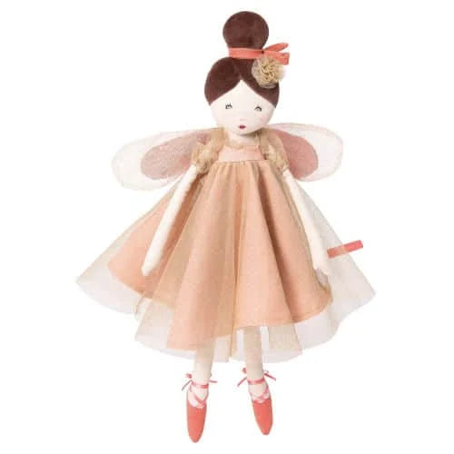 Papusa Zana balerina roz, Moulin Roty - MiLuna Handmade