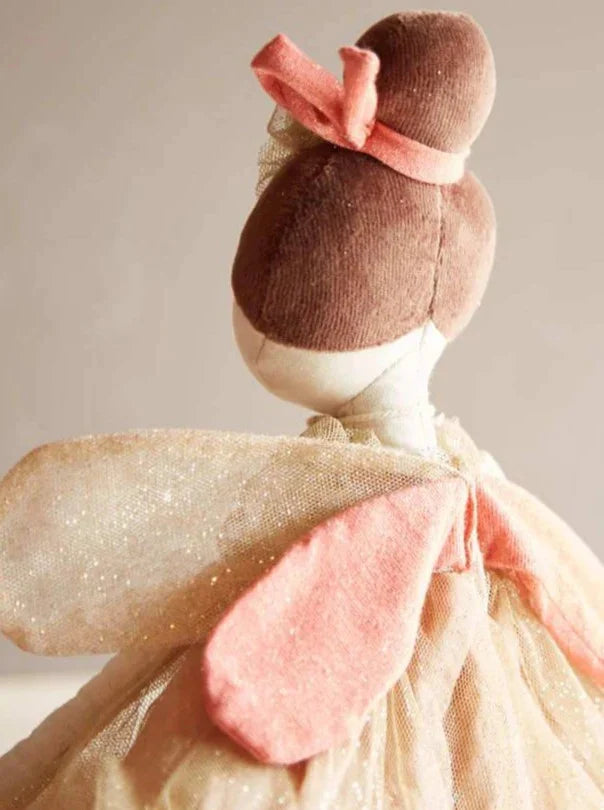 Papusa Zana balerina roz, Moulin Roty - MiLuna Handmade