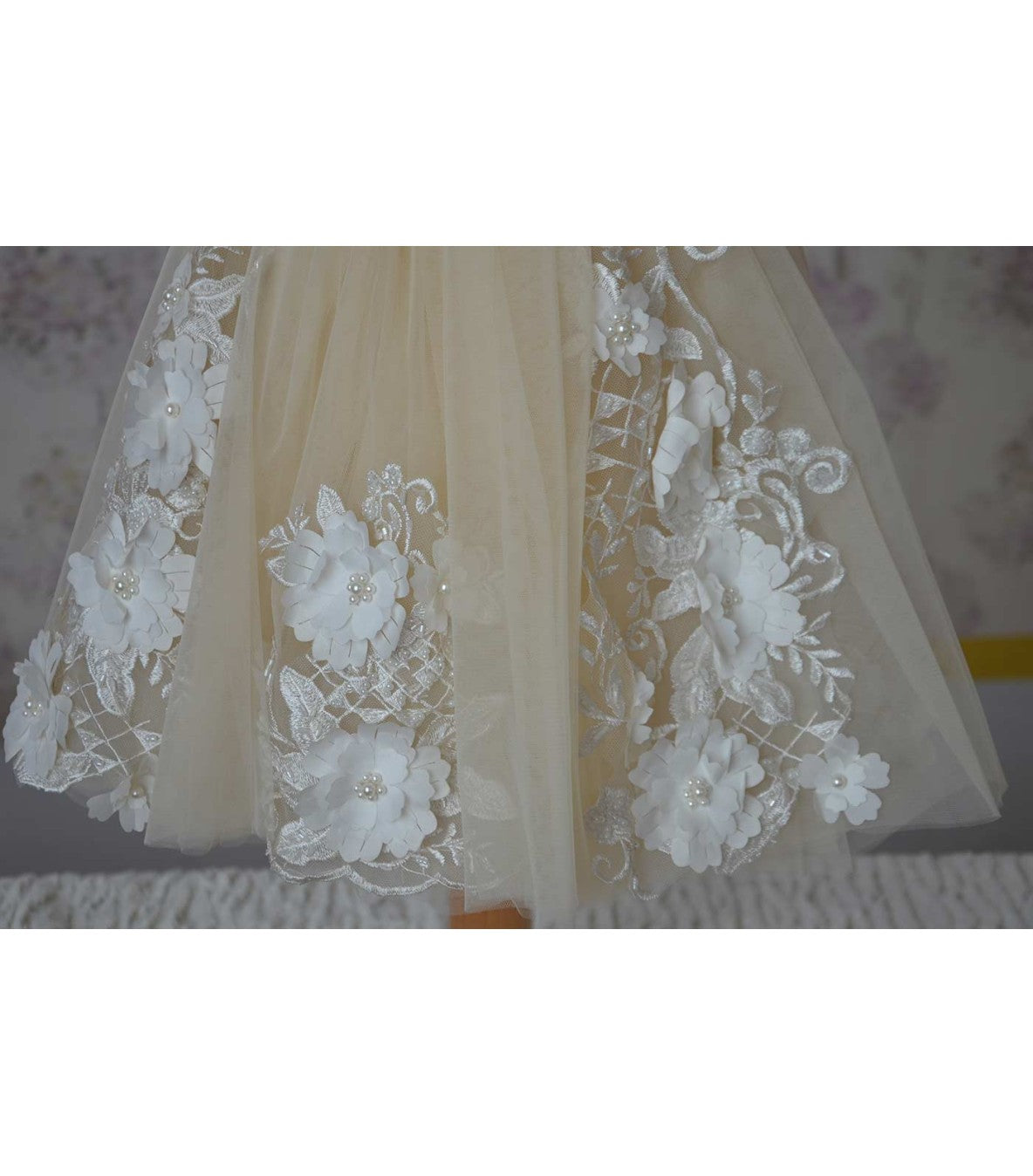 Rochita botez Florance - MiLuna Handmade