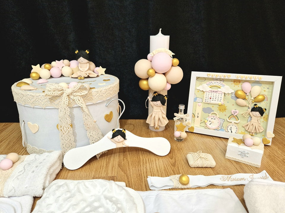 Trusou personalizat Fetita cu Codite - MiLuna Handmade