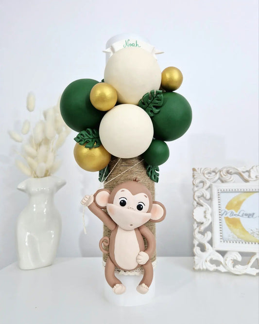 Lumanare de botez Monkey - MiLuna Handmade