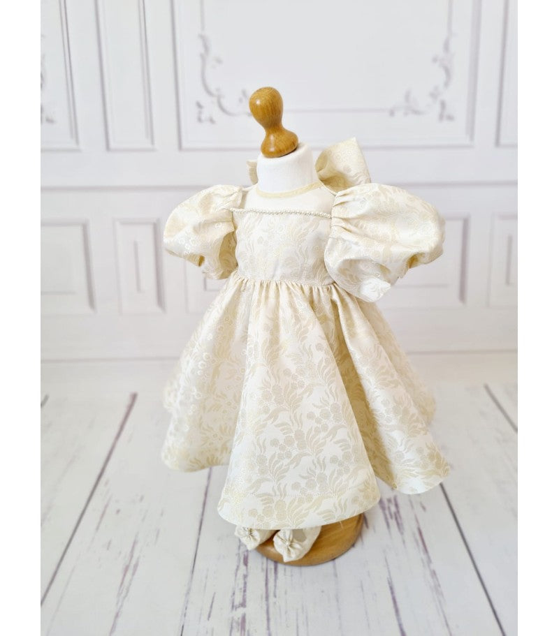 Afrodita rochita botez din brocart - MiLuna Handmade