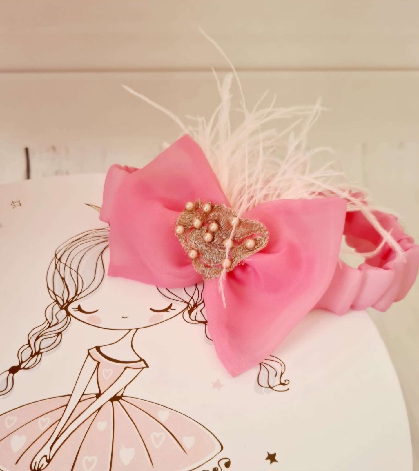 Amata mia Rochita botez cu aripi ingeras - MiLuna Handmade