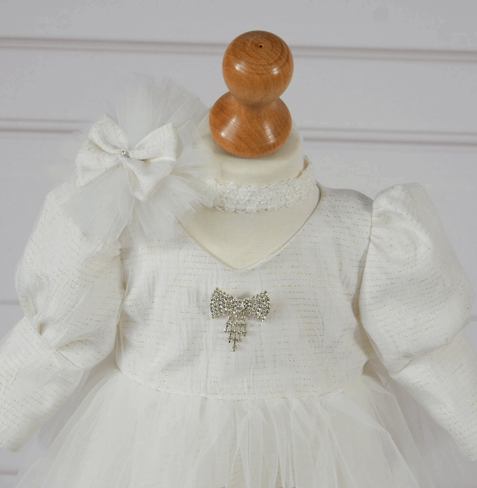 Rochita botez Blanche - MiLuna Handmade