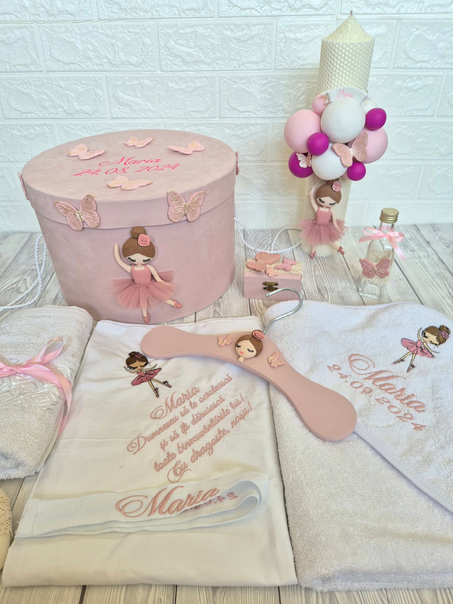 Trusou personalizat + Cutie cu tematica Balerina