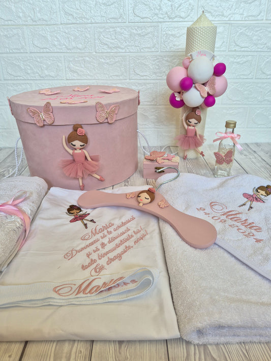 Trusou personalizat + Cutie cu tematica Balerina