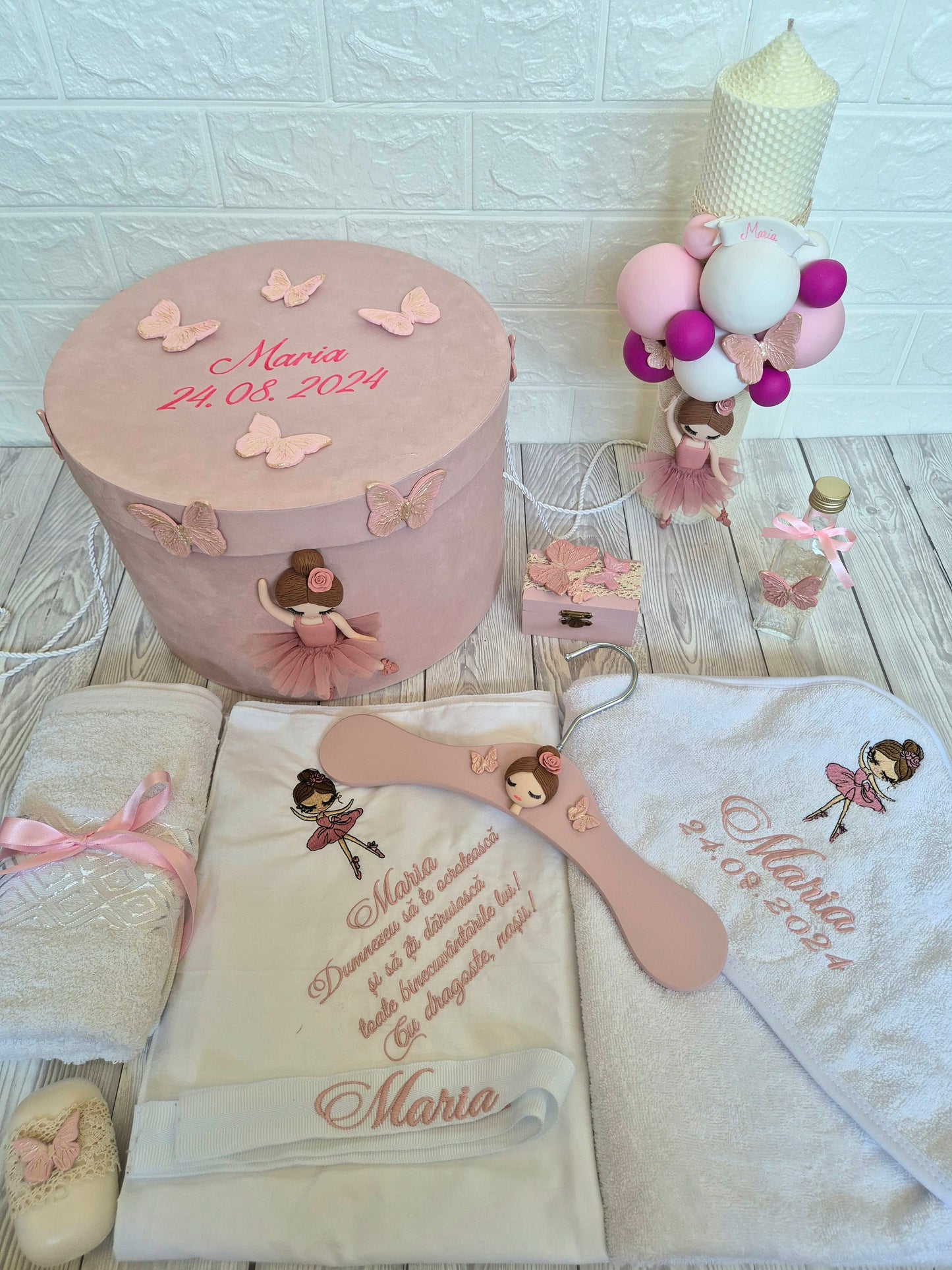 Trusou personalizat + Cutie cu tematica Balerina