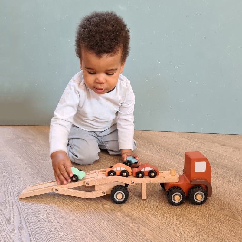 Camion cu masini culori pastel, Egmont Toys