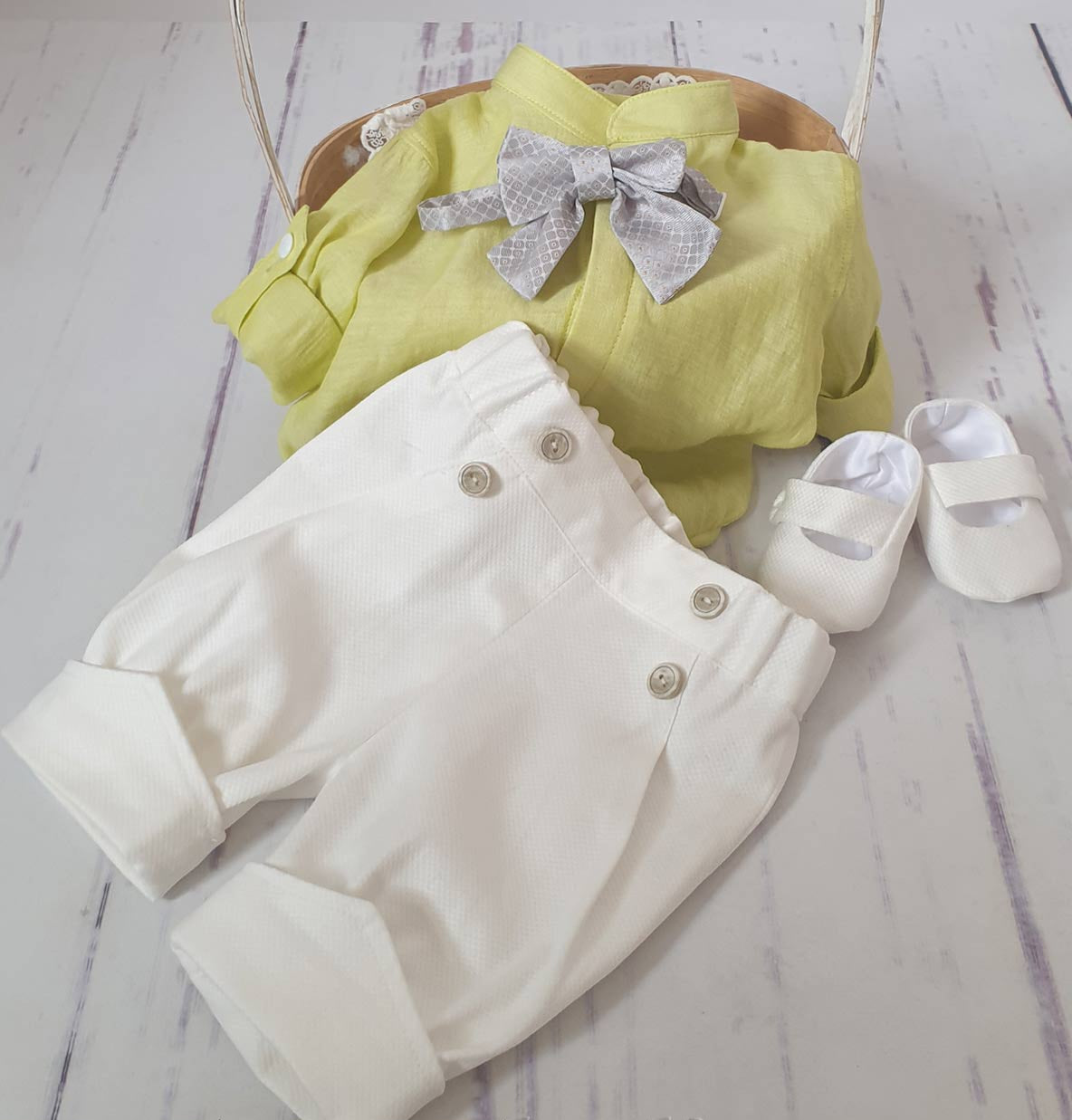 Costum botez Bobby - MiLuna Handmade