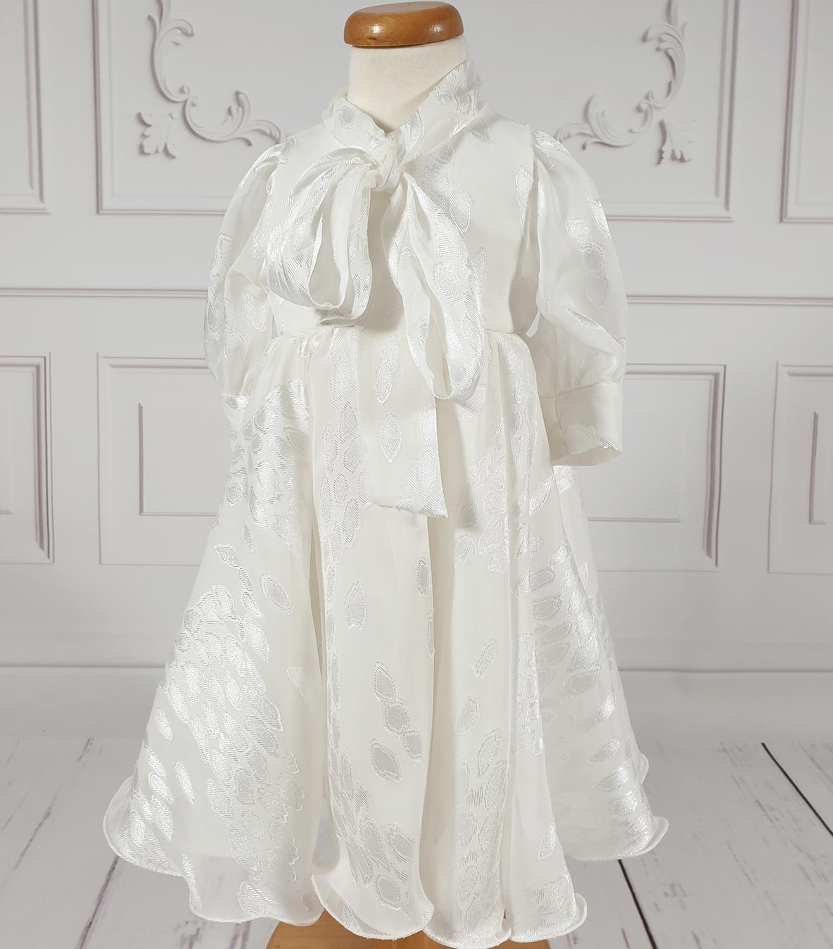 Rochita alba botez Leah - MiLuna Handmade
